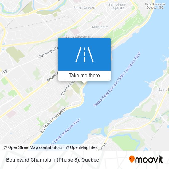 Boulevard Champlain (Phase 3) map