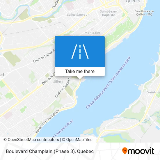 Boulevard Champlain (Phase 3) map