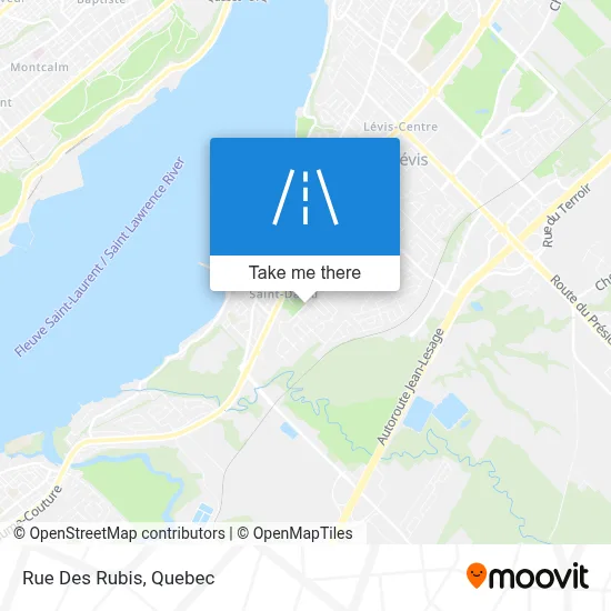 Rue Des Rubis map