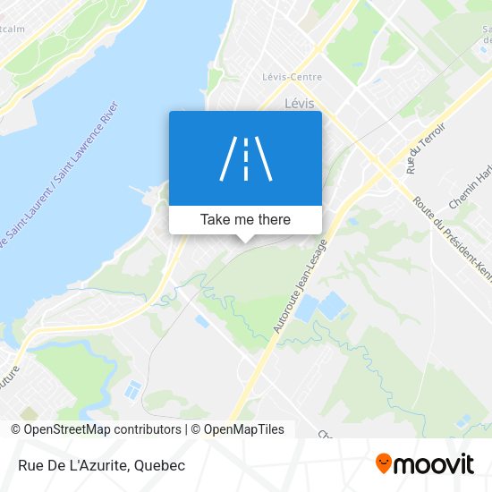 Rue De L'Azurite map