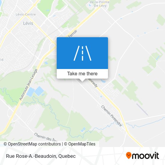 Rue Rose-A.-Beaudoin map