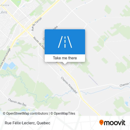 Rue Félix-Leclerc map