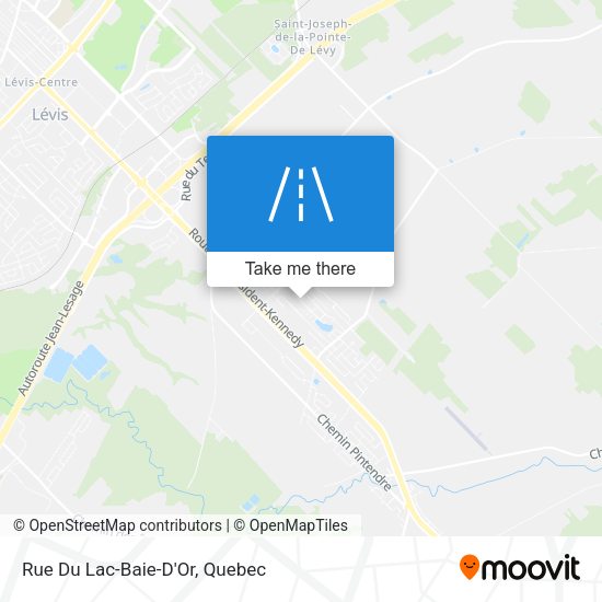 Rue Du Lac-Baie-D'Or map