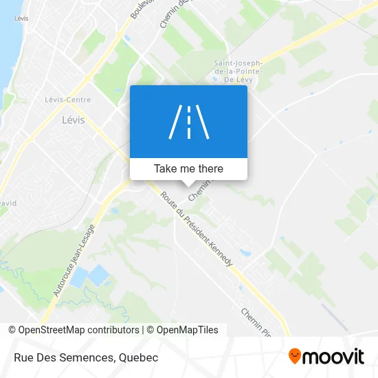 Rue Des Semences map