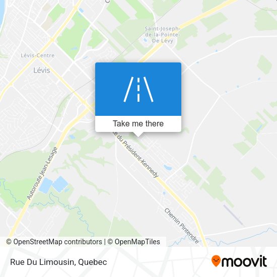 Rue Du Limousin map