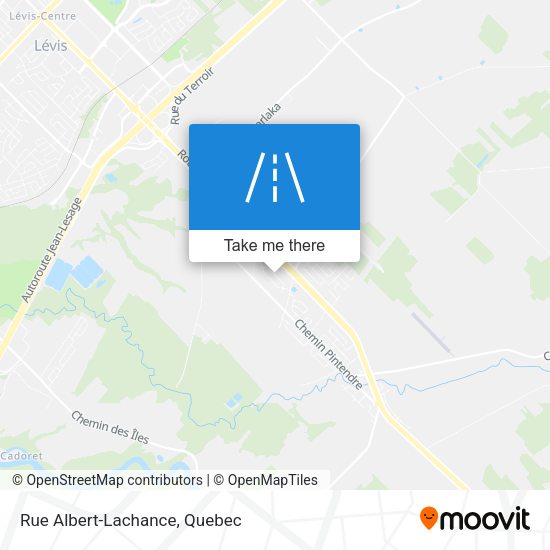 Rue Albert-Lachance map