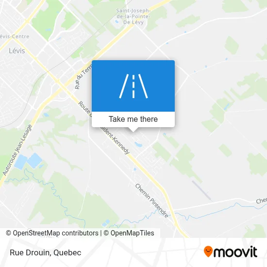 Rue Drouin map