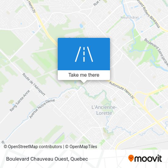 Boulevard Chauveau Ouest map