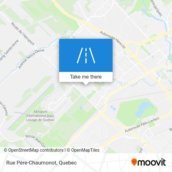Rue Père-Chaumonot map