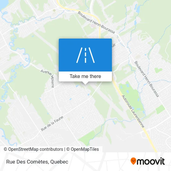 Rue Des Comètes map