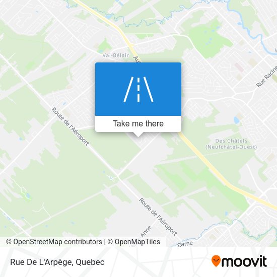 Rue De L'Arpège map