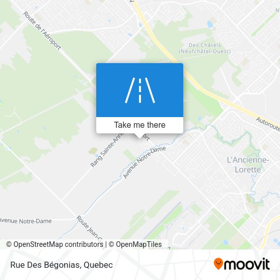 Rue Des Bégonias map