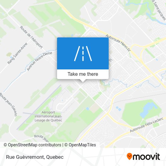 Rue Guèvremont map