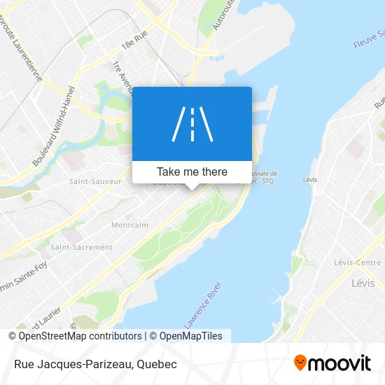 Rue Jacques-Parizeau map