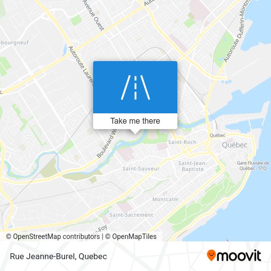 Rue Jeanne-Burel map