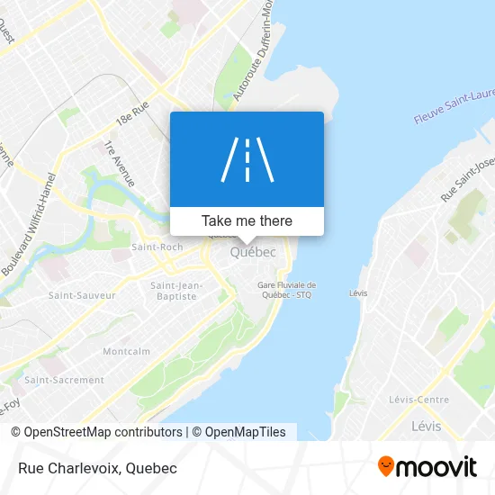 Rue Charlevoix map