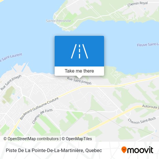 Piste De La Pointe-De-La-Martinière map