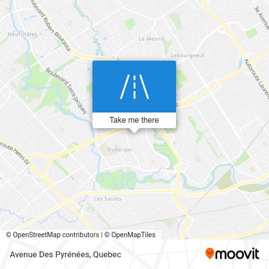 Avenue Des Pyrénées map