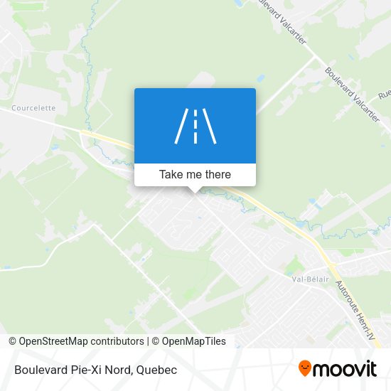 Boulevard Pie-Xi Nord map