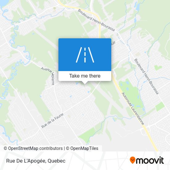 Rue De L'Apogée map