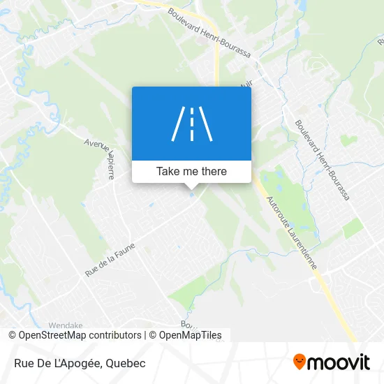 Rue De L'Apogée map