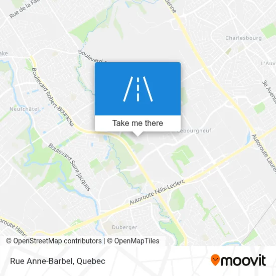 Rue Anne-Barbel map