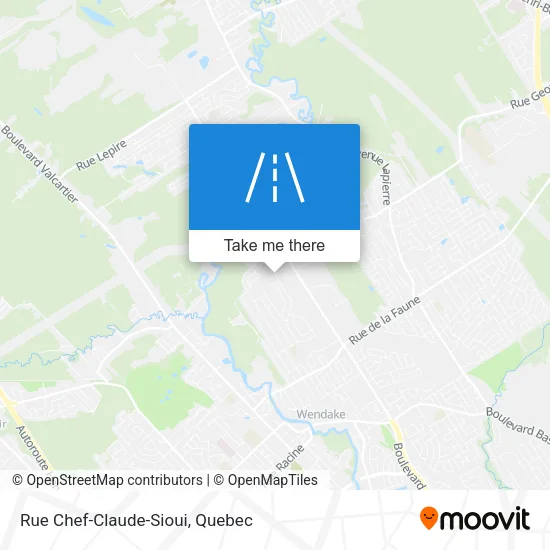 Rue Chef-Claude-Sioui map