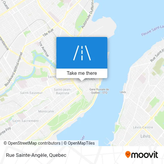 Rue Sainte-Angèle map