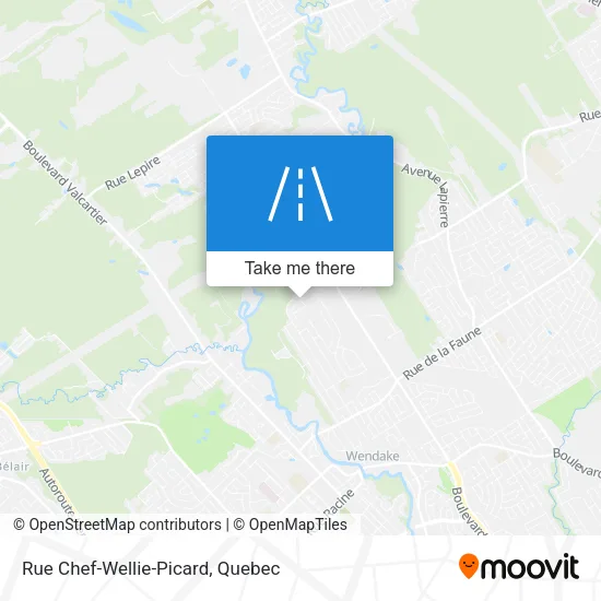 Rue Chef-Wellie-Picard map