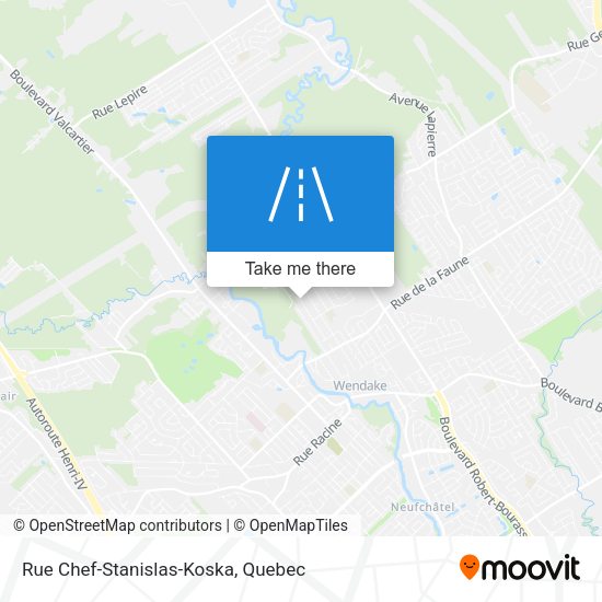 Rue Chef-Stanislas-Koska map