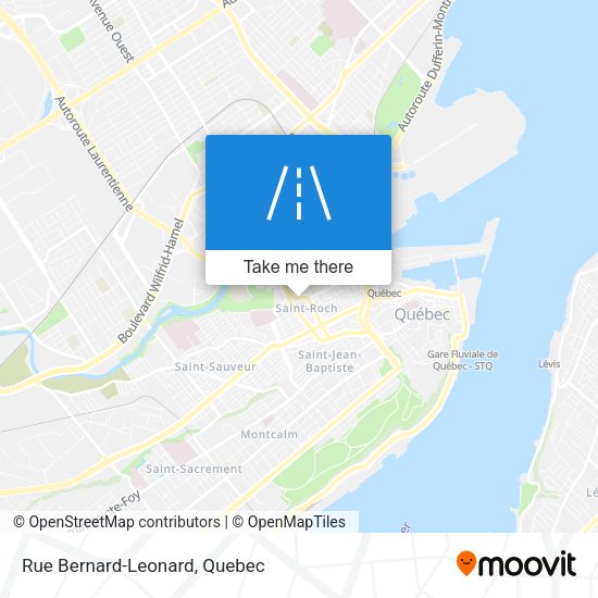 Rue Bernard-Leonard map