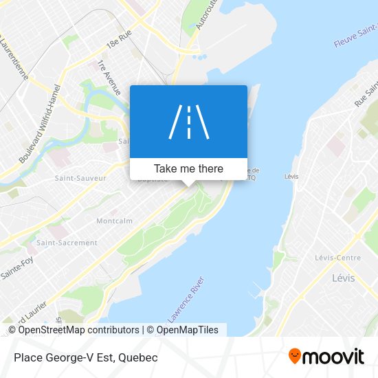 Place George-V Est map