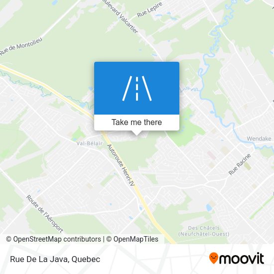 Rue De La Java map