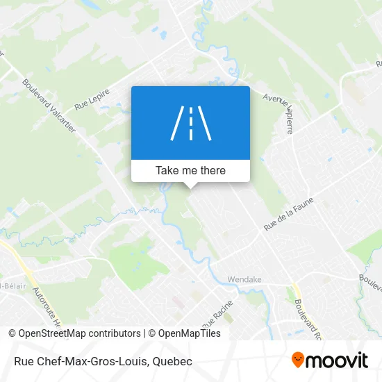 Rue Chef-Max-Gros-Louis map