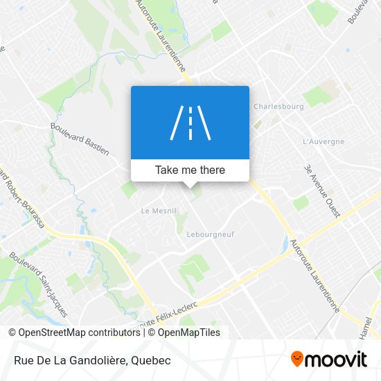 Rue De La Gandolière map
