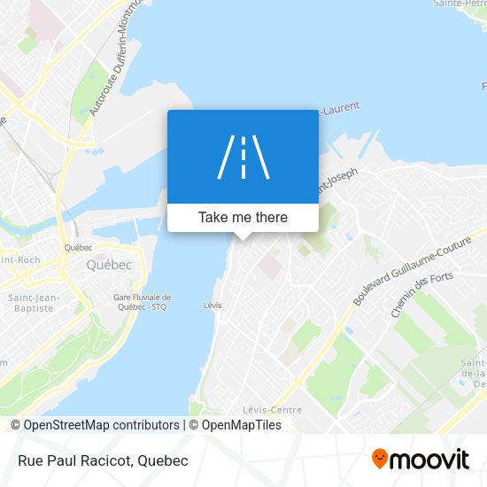Rue Paul Racicot map