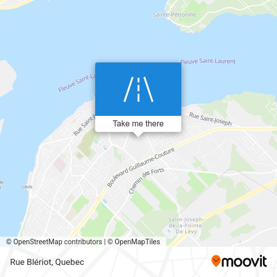 Rue Blériot map
