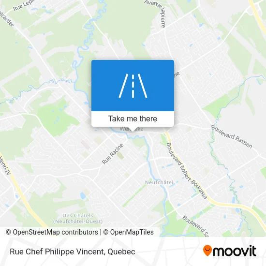 Rue Chef Philippe Vincent map