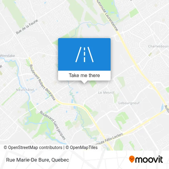 Rue Marie-De Bure map