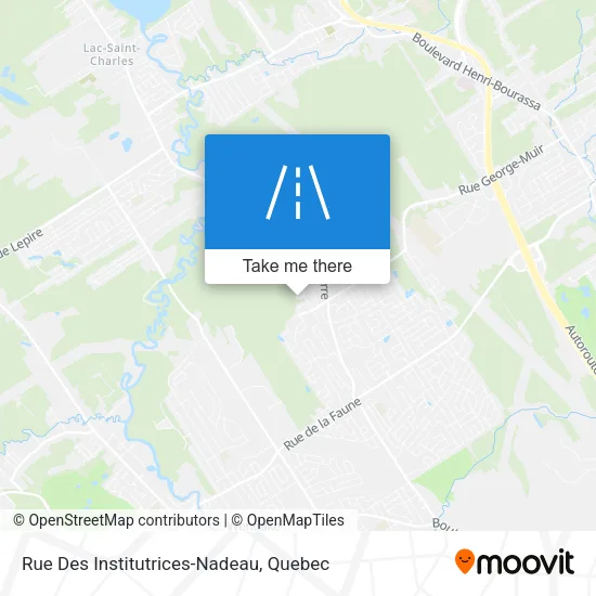 Rue Des Institutrices-Nadeau map