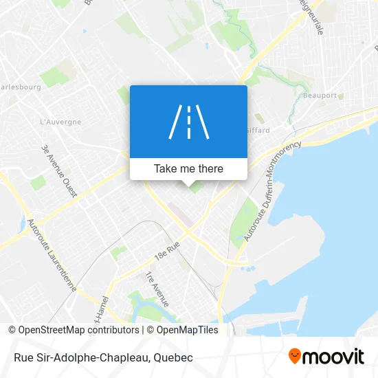 Rue Sir-Adolphe-Chapleau map