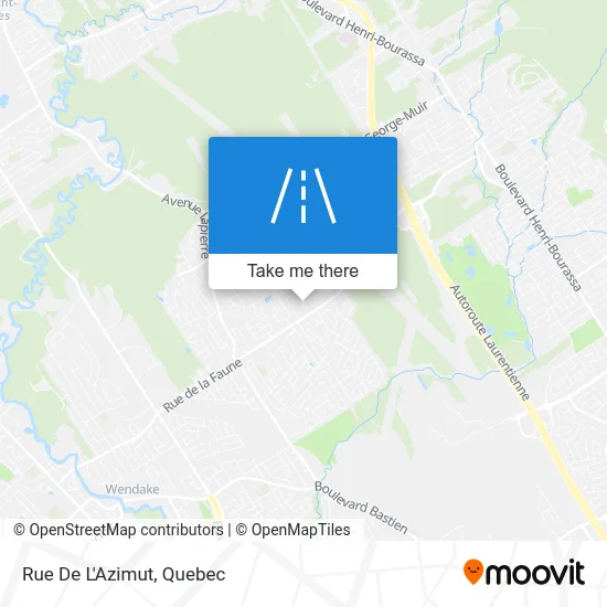 Rue De L'Azimut map