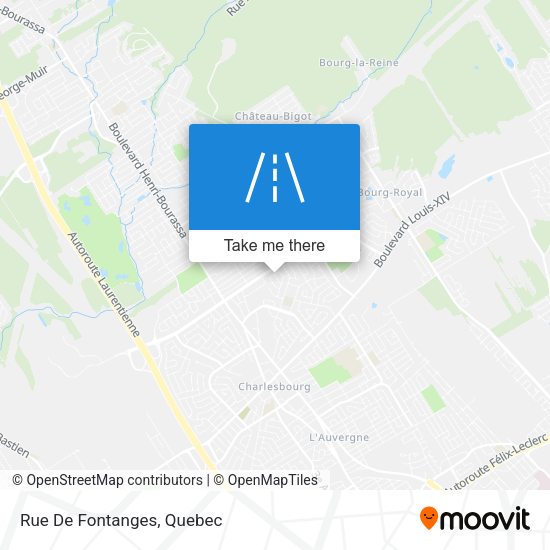 Rue De Fontanges map