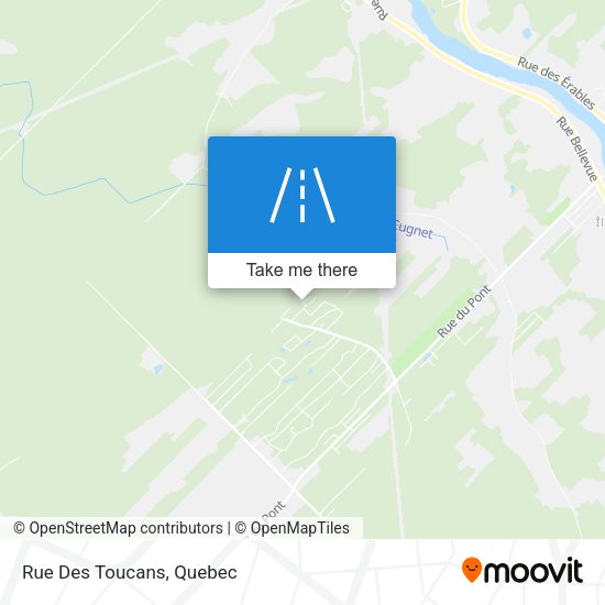 Rue Des Toucans map
