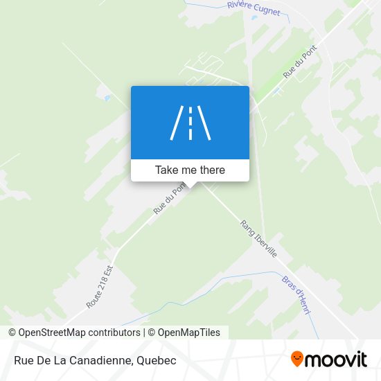 Rue De La Canadienne map