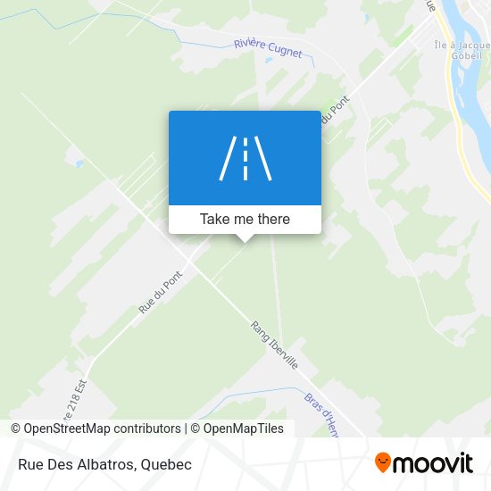 Rue Des Albatros map