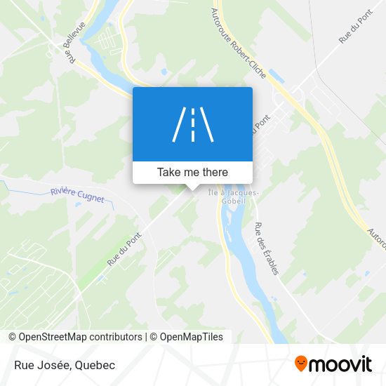 Rue Josée map