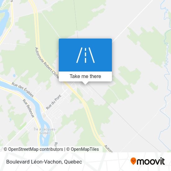 Boulevard Léon-Vachon map