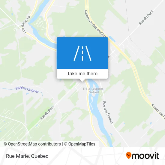 Rue Marie map