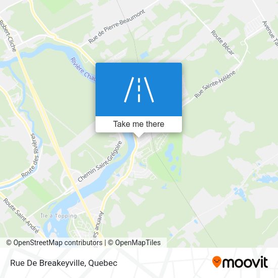 Rue De Breakeyville map